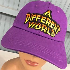 A Different World Purple TV Show Strapback Baseball Hat Cap